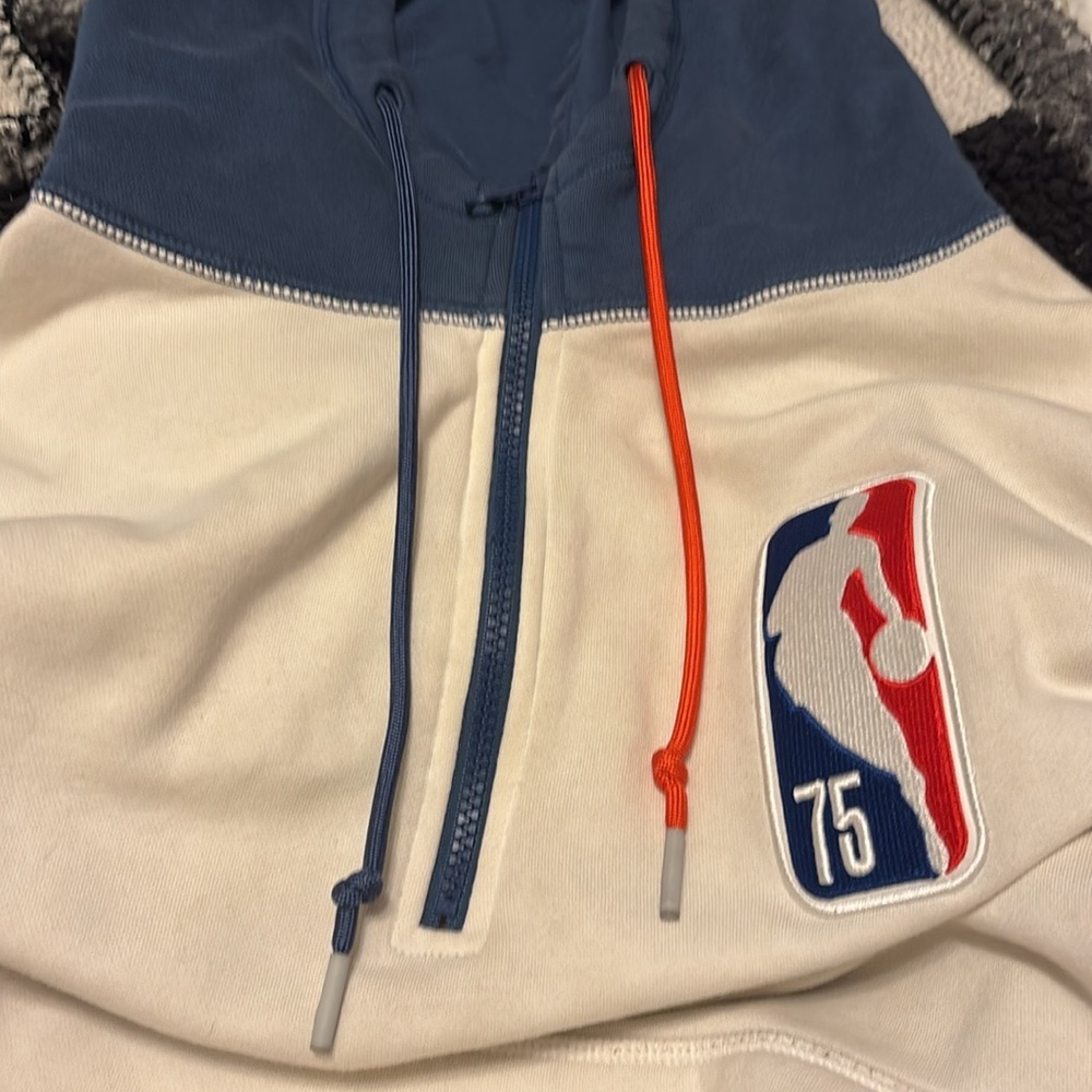 Nike NBA 75th Anniversary Red White Blue Hoodie - Picture 11 of 11
